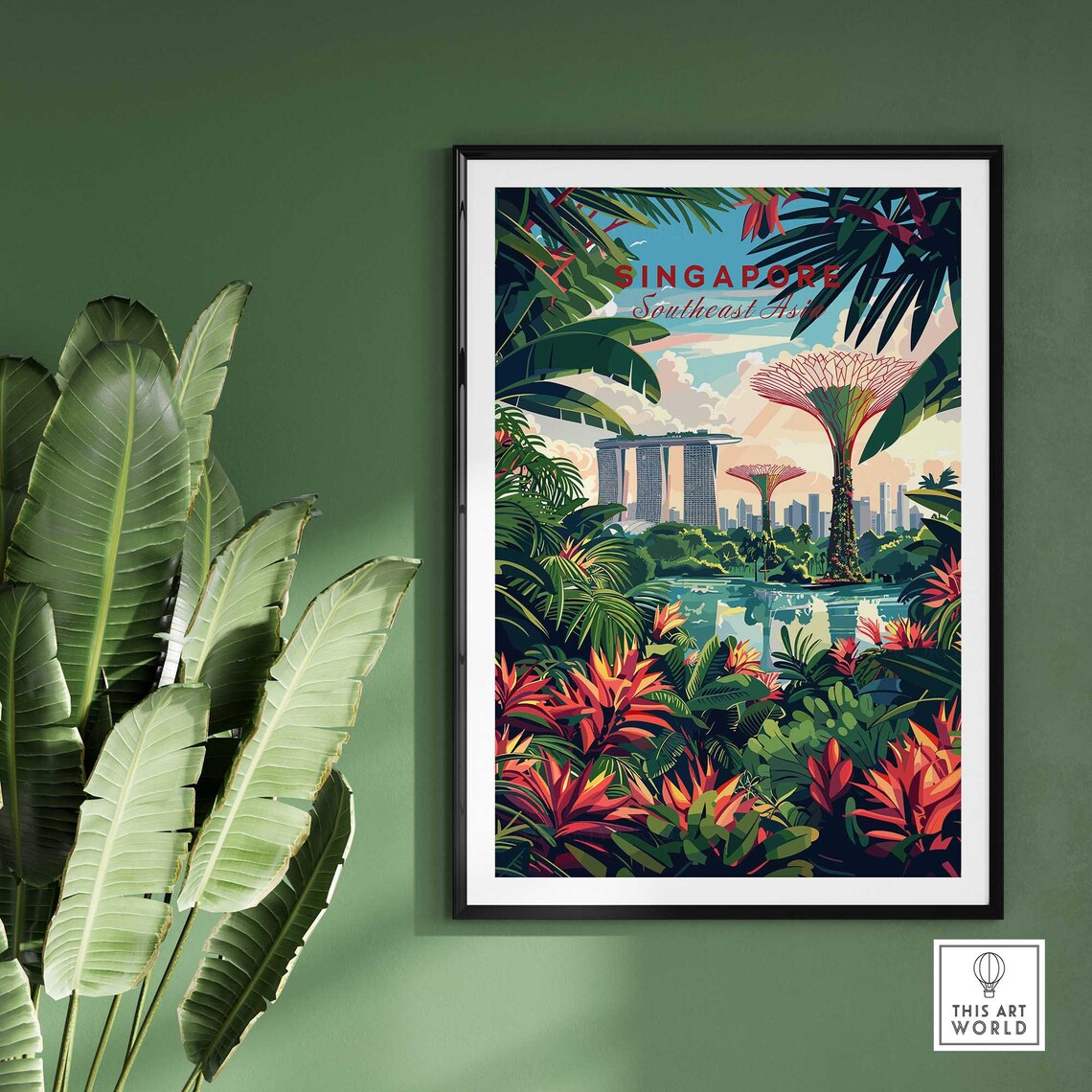 Singapore Marina Bay Travel Poster, Marina Bay Sands - Image 2