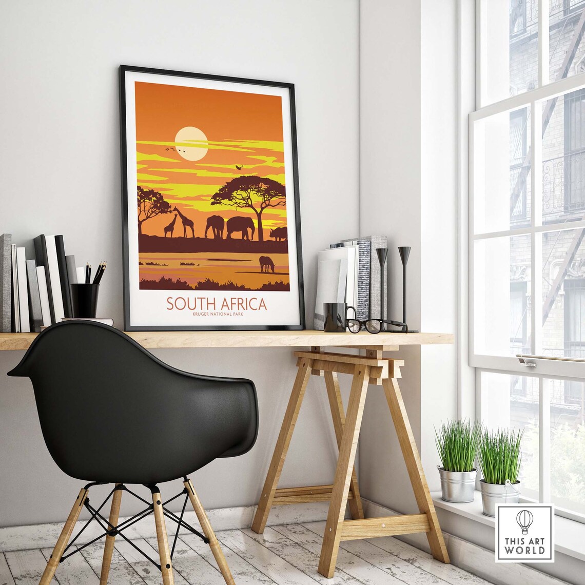 South Africa Kruger National Park Safari Art Print - Image 4