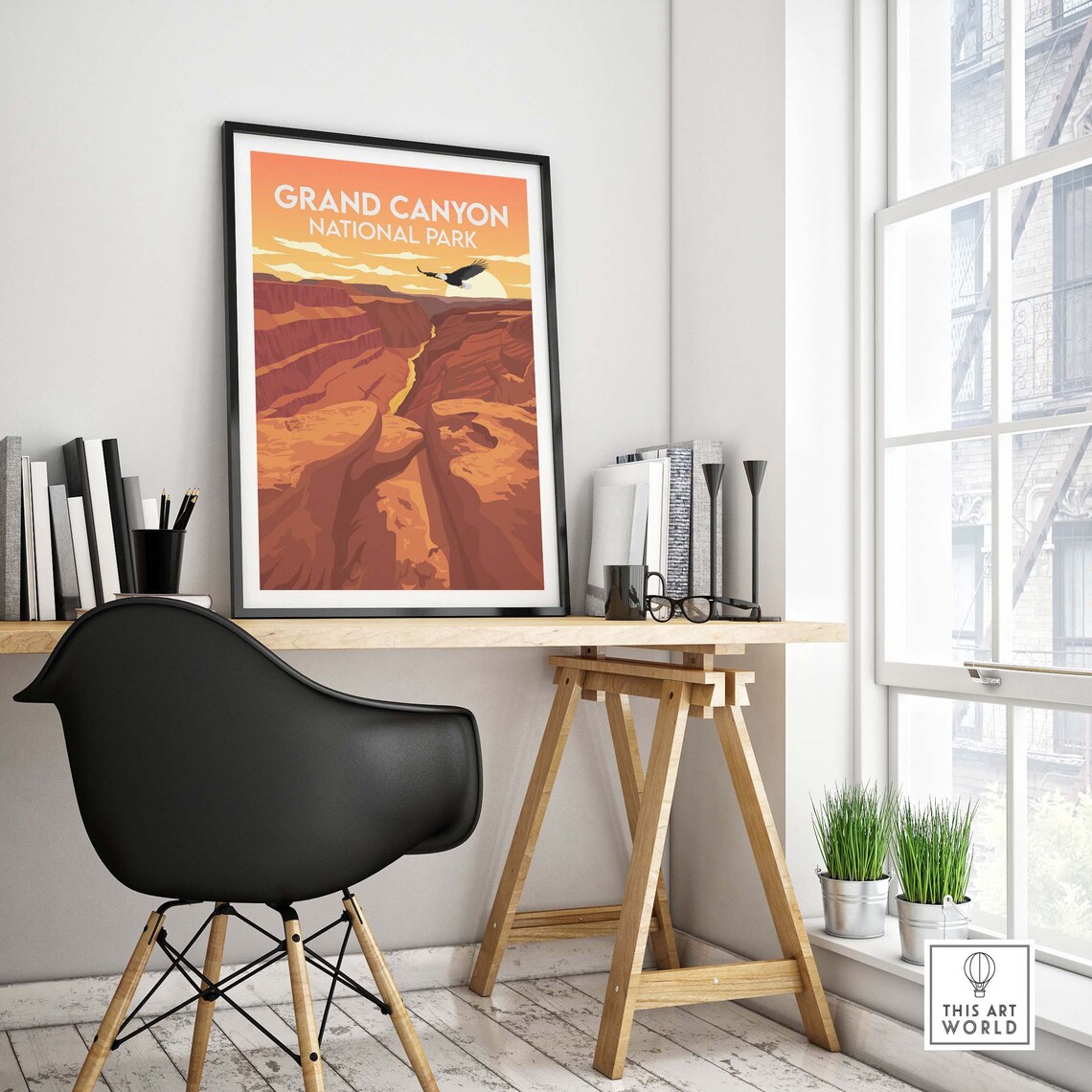 Grand Canyon National Park Poster, Arizona Travel Poster - Image 4