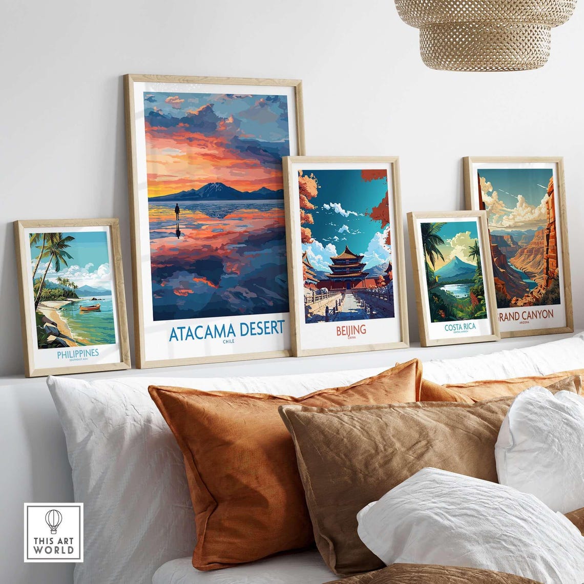 Atacama Desert, Chilean Sunset Scene Travel Poster - Image 3