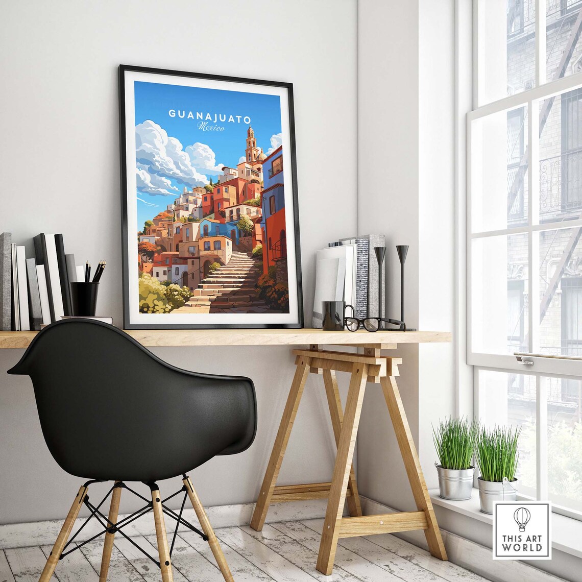Guanajuato Travel Poster, Home Decor Wall Art - Image 4