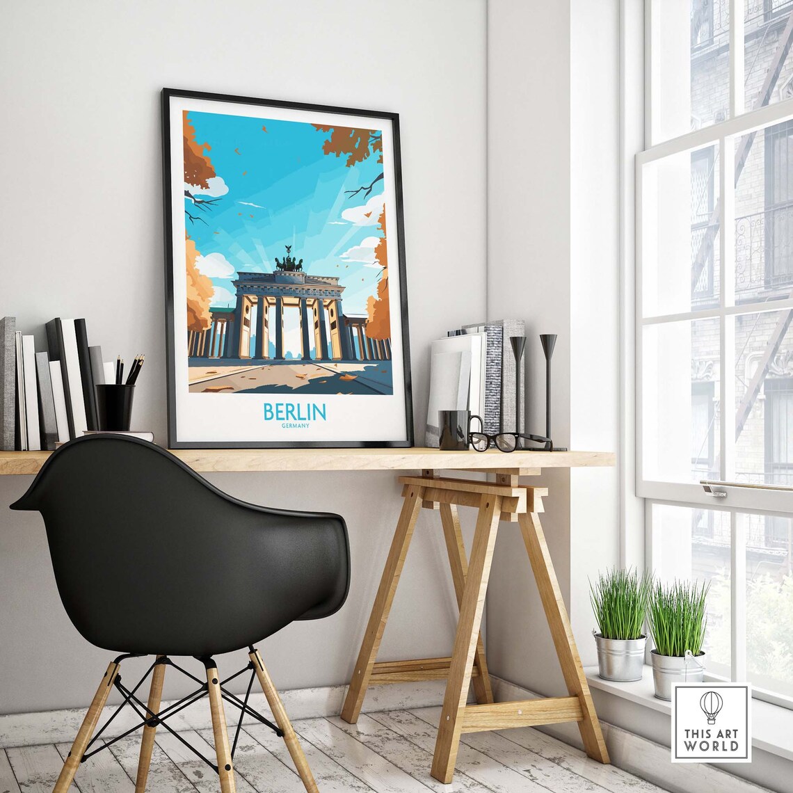 Berlin Travel Poster, Europe Wall Art Print - Image 4
