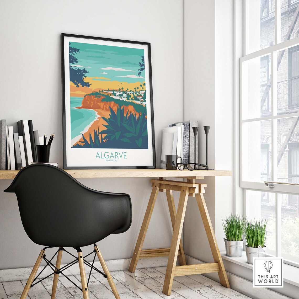 Algarve, Portugal Travel Poster Art Print - Image 4