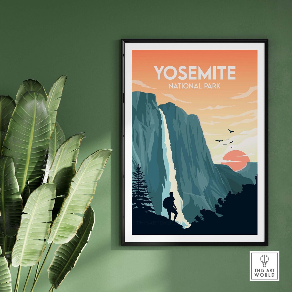 Yosemite National Park California Travel Poster - Image 3