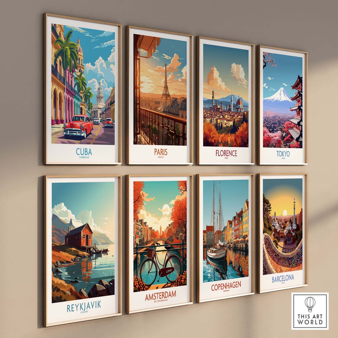 Cuba Travel Poster, Havana Home Decor Art Print - Image 3