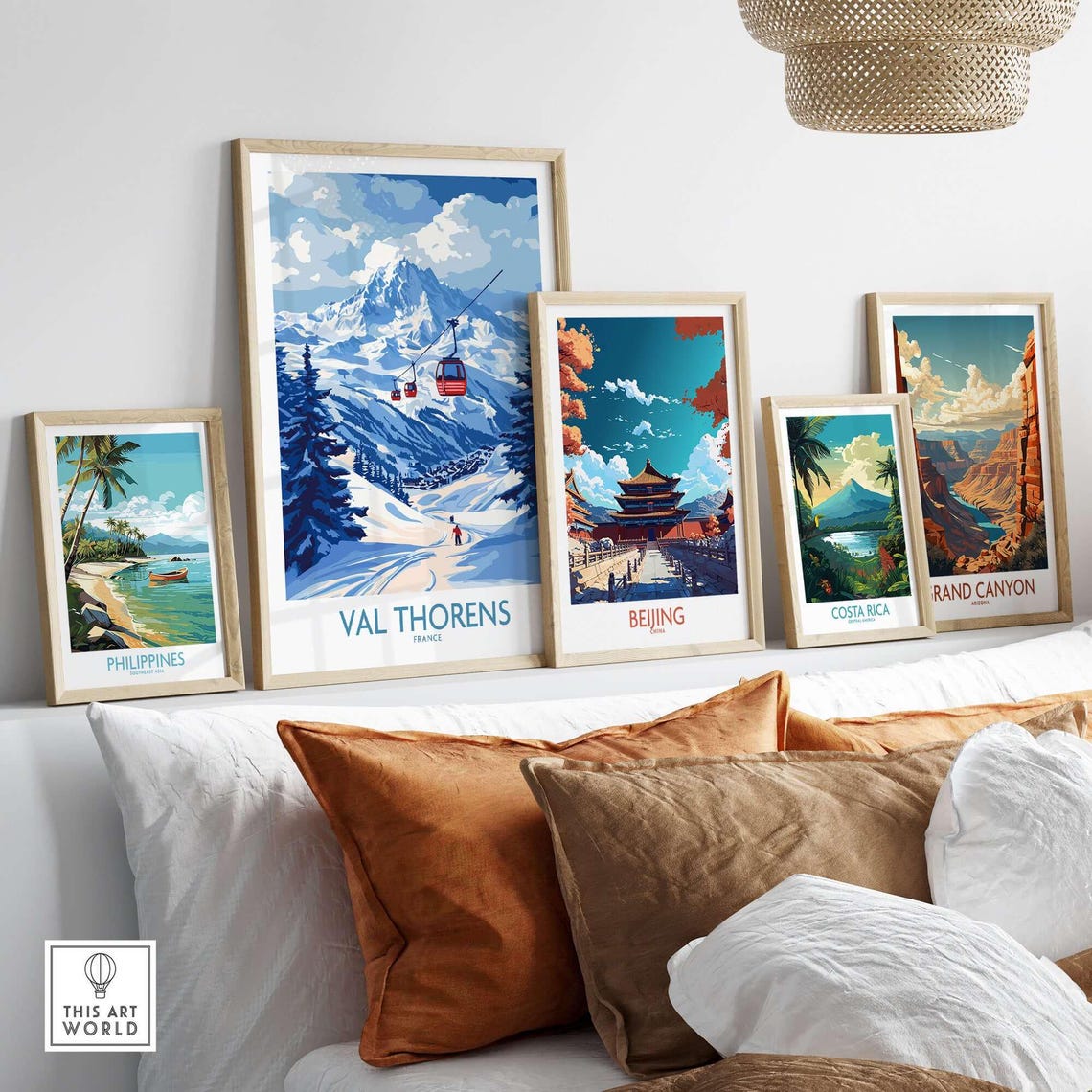 Val Thorens Ski Trip Memories Travel Poster - Image 3