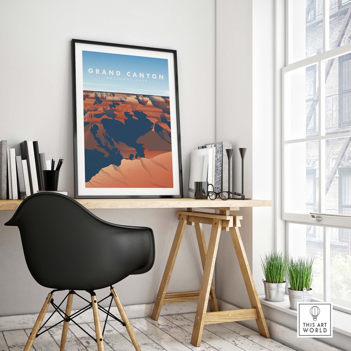 Grand Canyon National Park Poster, Arizona Art Print - Image 4