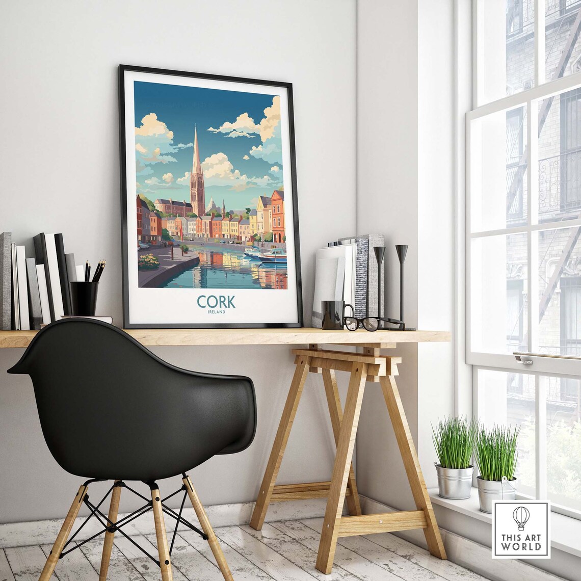 Cork Ireland Poster, Home Decor Travel Poster - Image 4