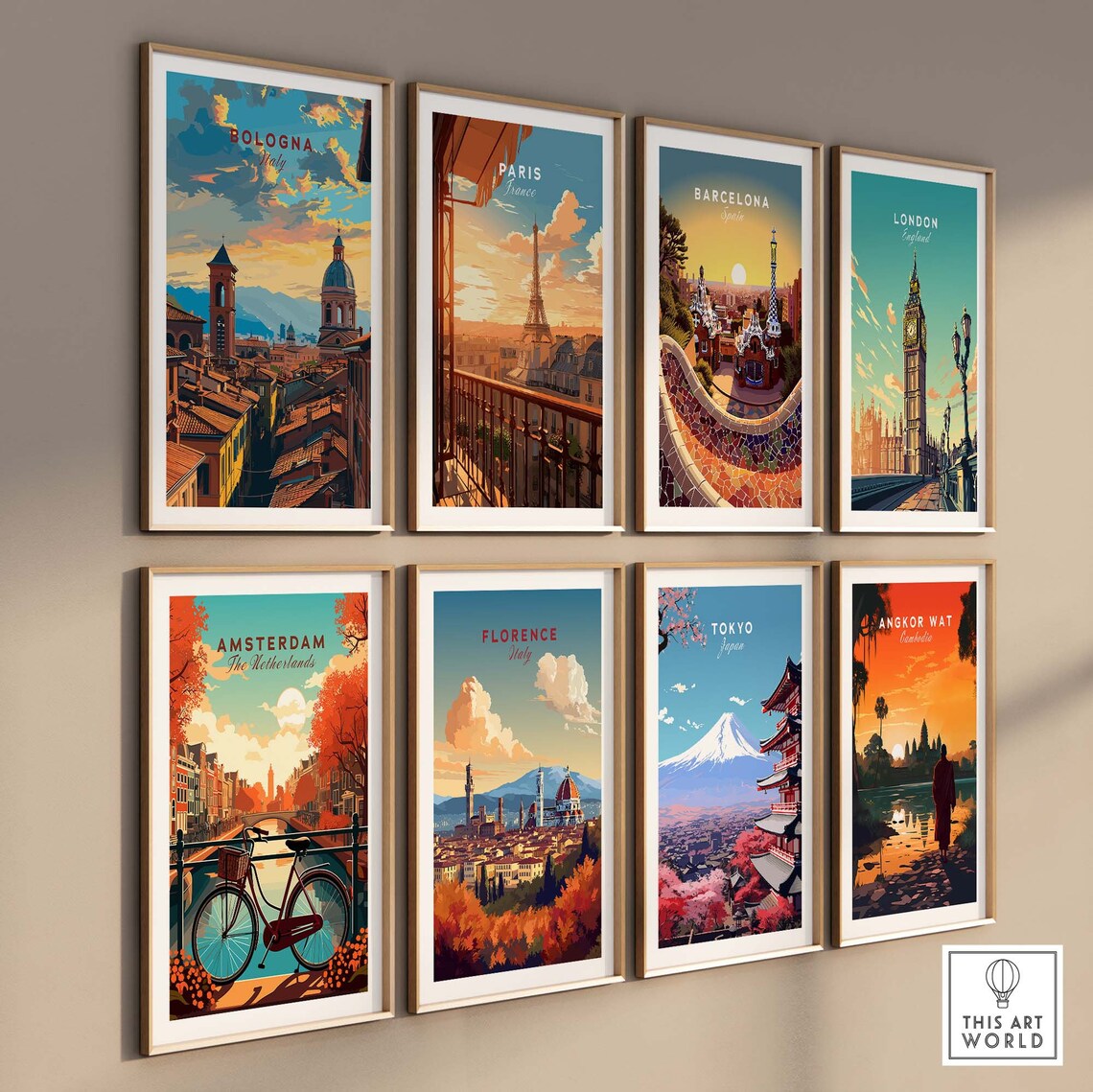 Bologna Poster Italy Bologna Wall Art Print Italy Home Decor Bologna Artwork Poster Gift Bologna Illustration Art Lover Italy Print - Image 3