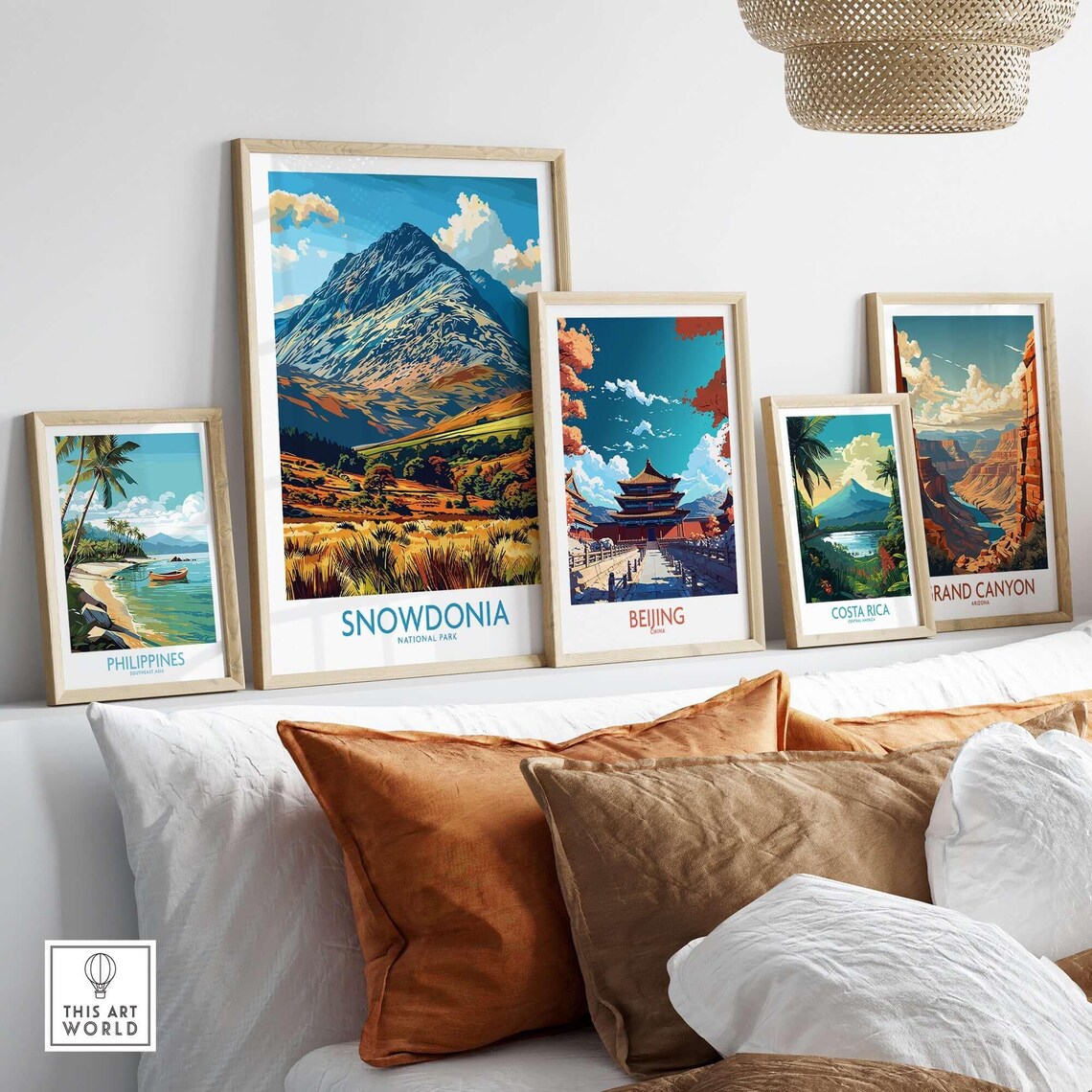 Snowdonia National Park Wales Travel Poster - Image 3