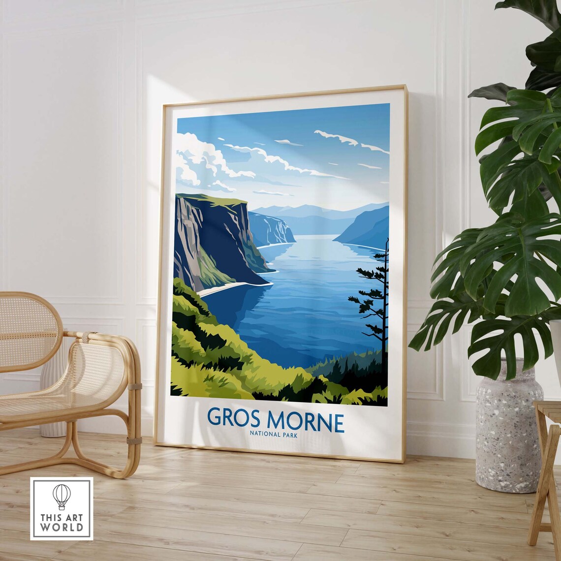 Gros Morne National Park Travel Poster Art Print - Image 3