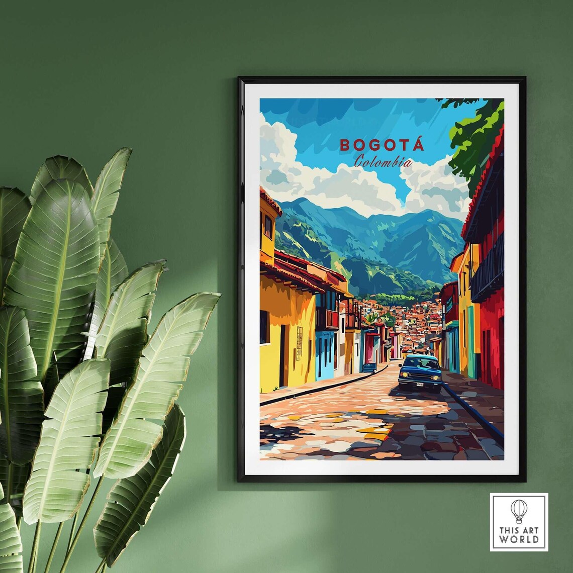Bogota Wall Hanging Home Decor Art Print - Image 2