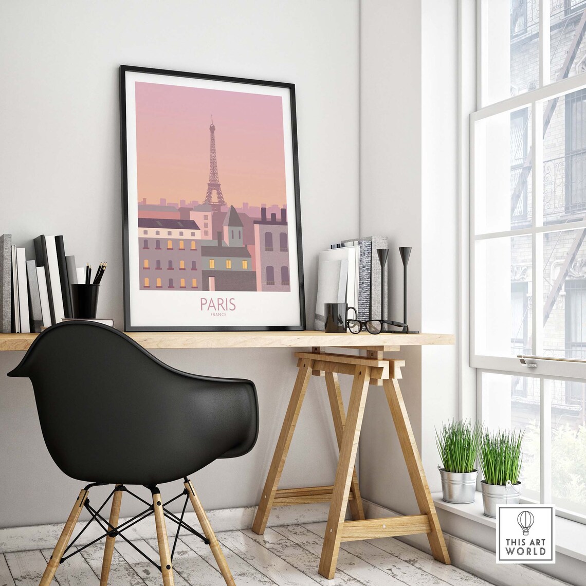 Paris France Travel Poster, Paris Gift Idea - Image 4