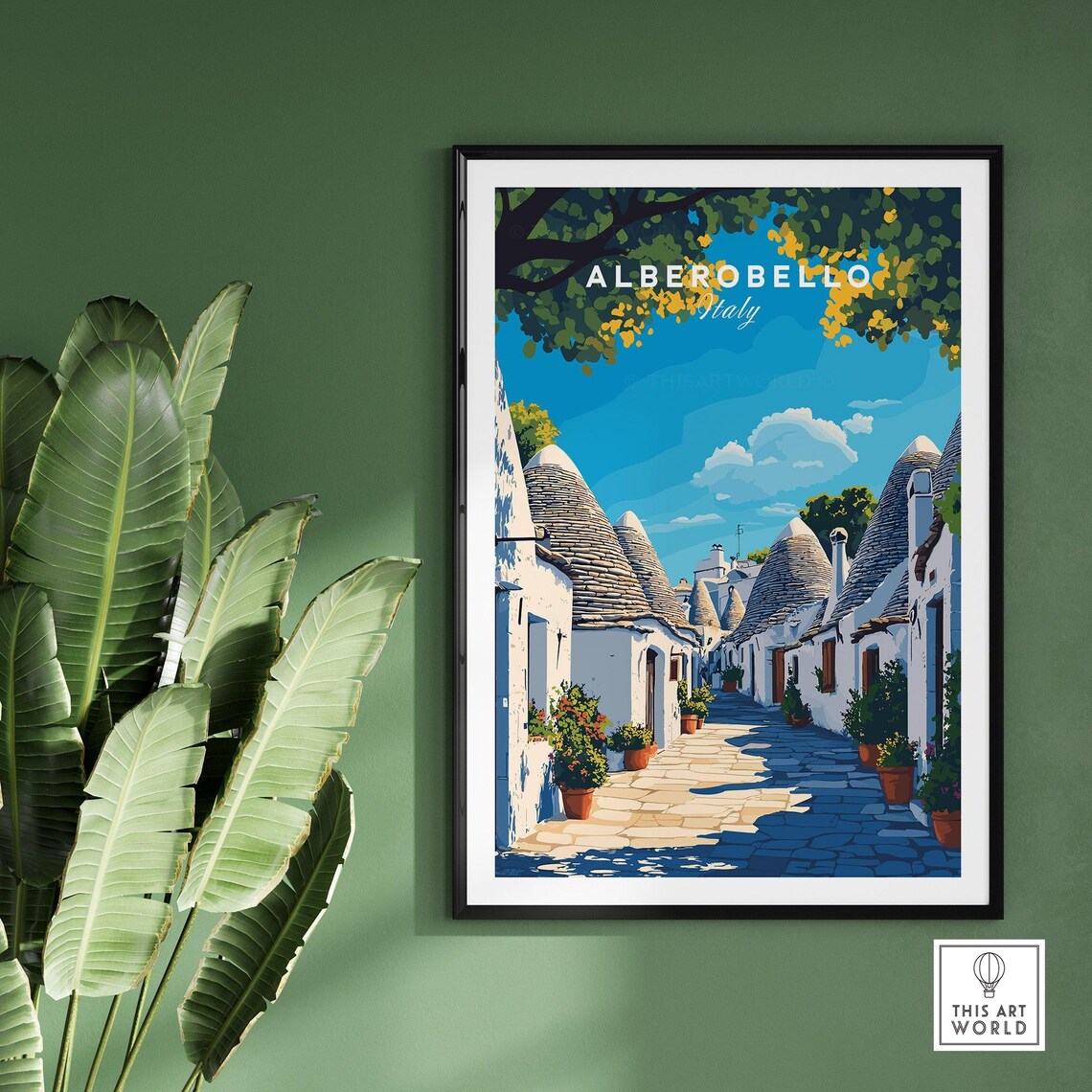 Alberobello Trulli Houses, Puglia Italy Art Print - Image 2