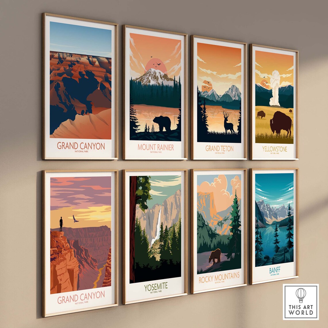 Grand Canyon National Park Minimalist Art Print - Image 3