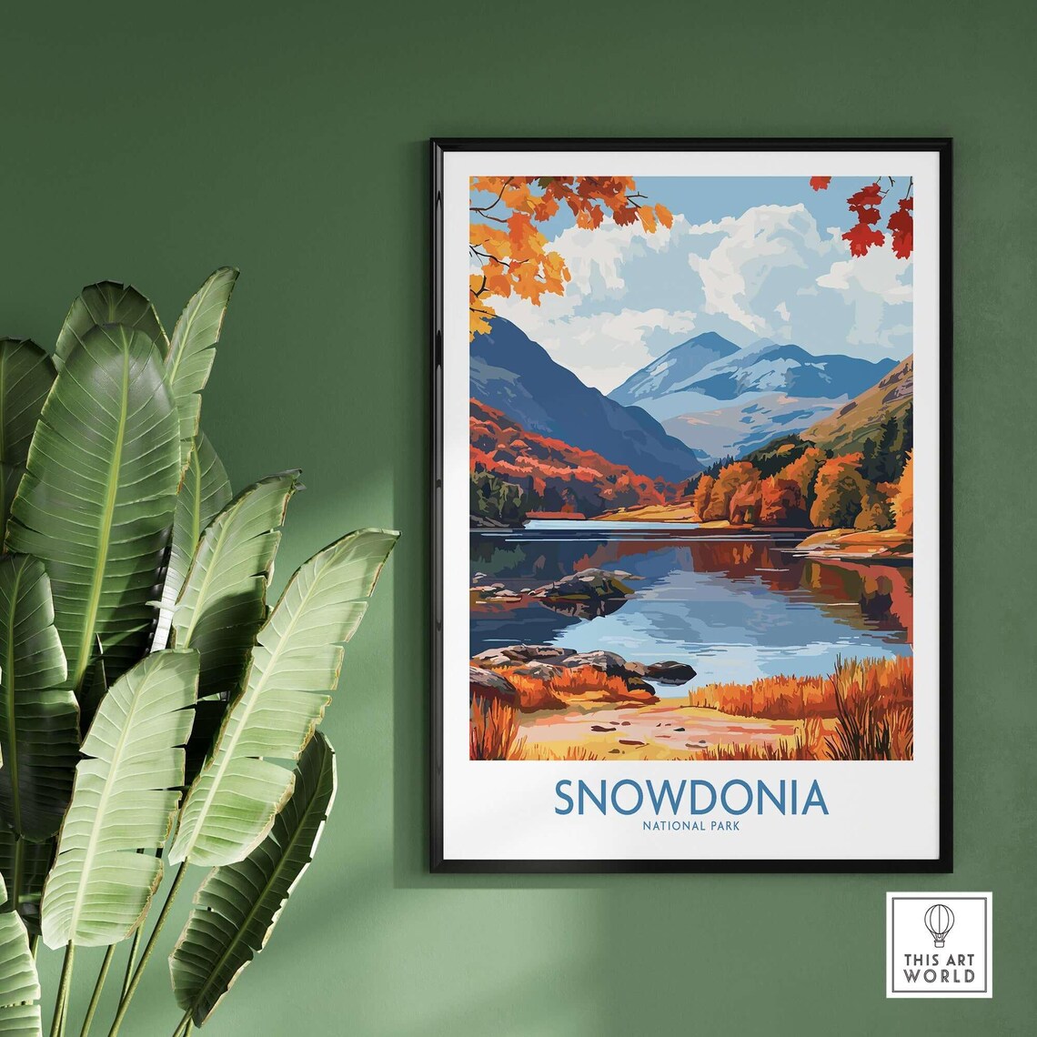 Snowdonia National Park - Vintage Travel Poster - Image 2