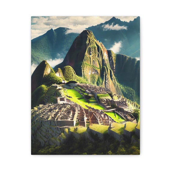 Machu Picchu Canvas Print Gallery Wall Art Home Decor