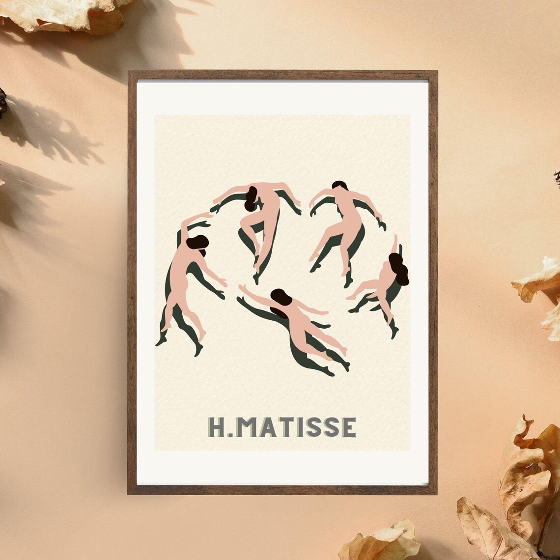 Matisse Inspired Dancing Figures, Minimalist Art Print - Image 3
