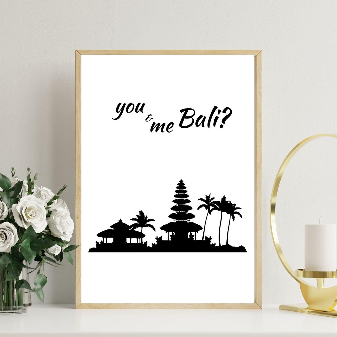 You And Me Bali Minimalist Travel Gift