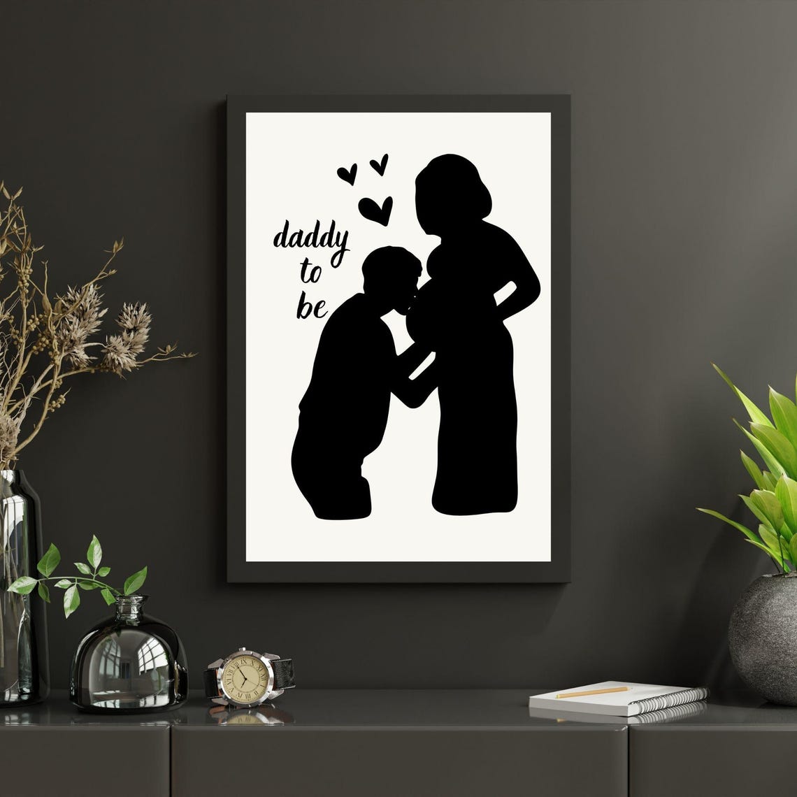 Daddy To Be Heartwarming Romantic Art - Image 2