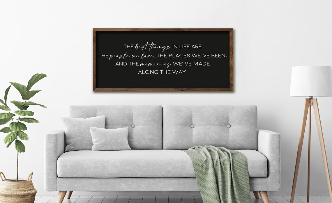 The Best Things In Life Sign, Motivational Decor - Image 2