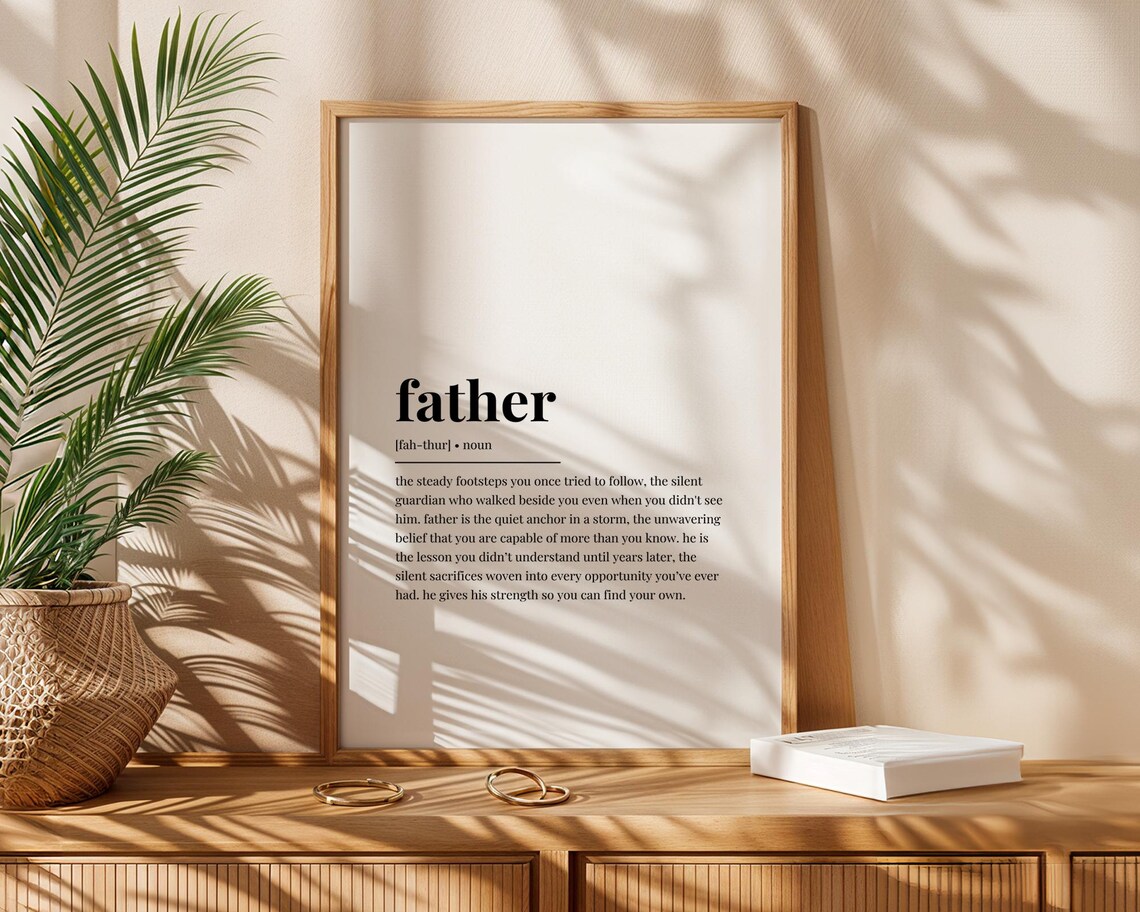 Father Definition, Dad Gift for Fathers Day - Image 5