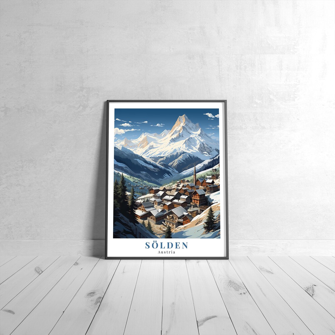 Vintage Travel Poster, Austria Art Print