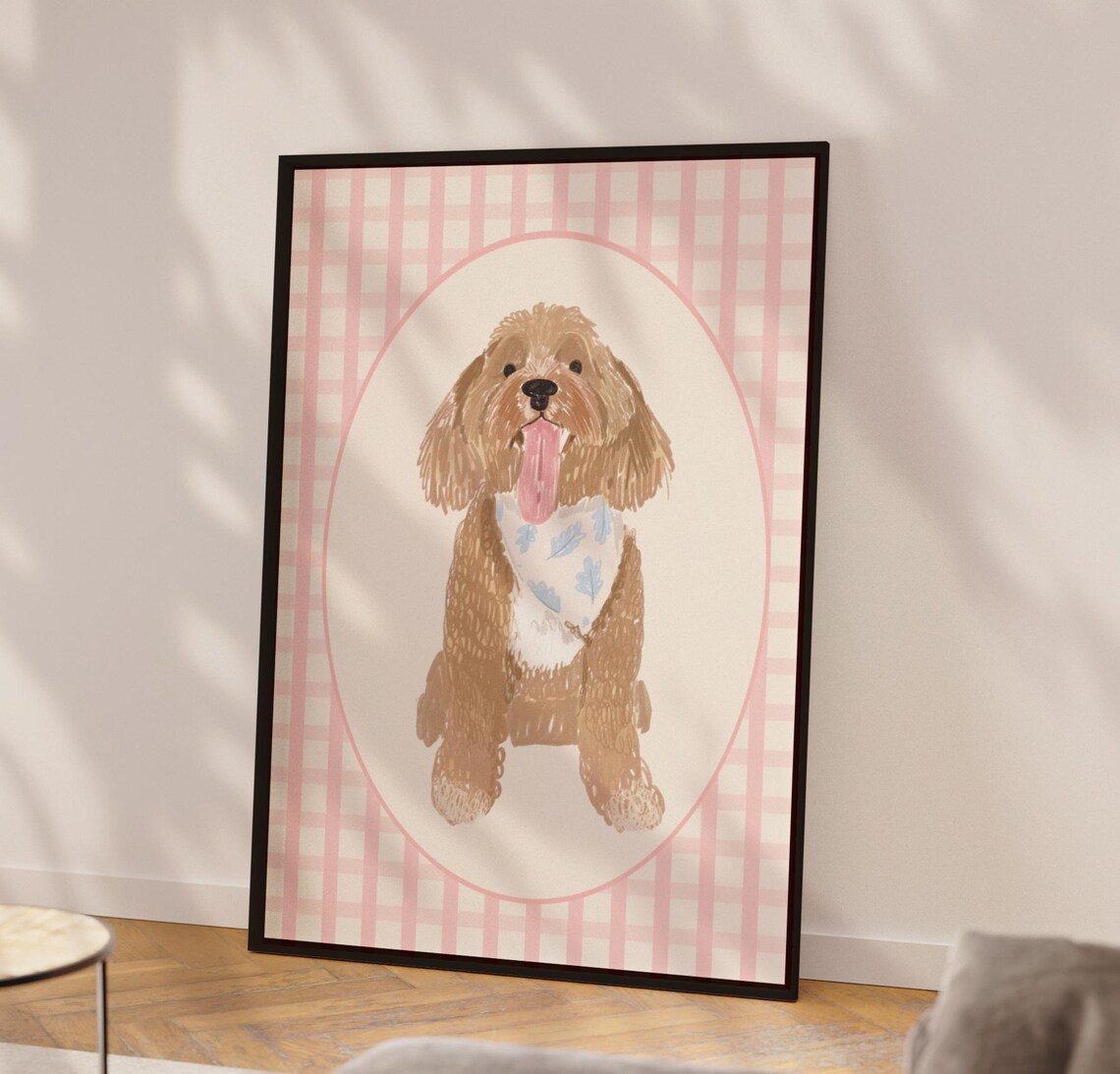 Custom Pet Portrait Watercolor Nursery Art Print