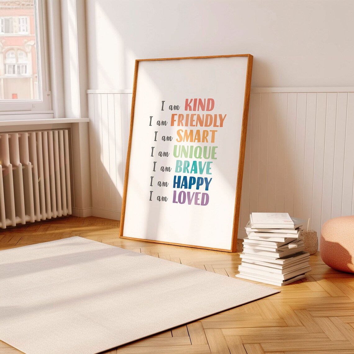 Kids Positive Affirmations Poster, Playroom Wall Art - Image 3