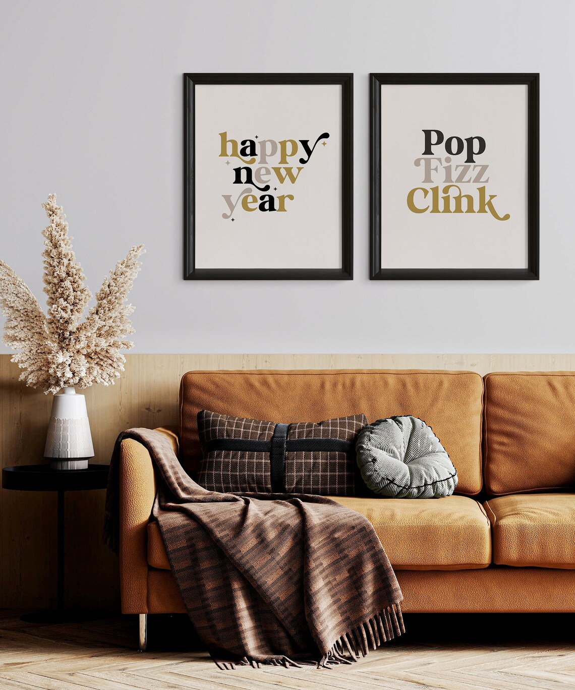 Happy New Year Typography Art Print, Party Decor - Image 4
