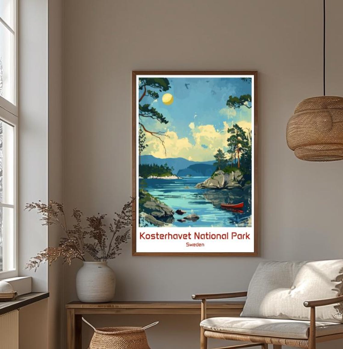 Kosterhavet National Park Travel Poster Sweden Coastal Wall Art Nordic Seascape Print Scandinavian Nature Decor Europe Travel Gift - Image 4