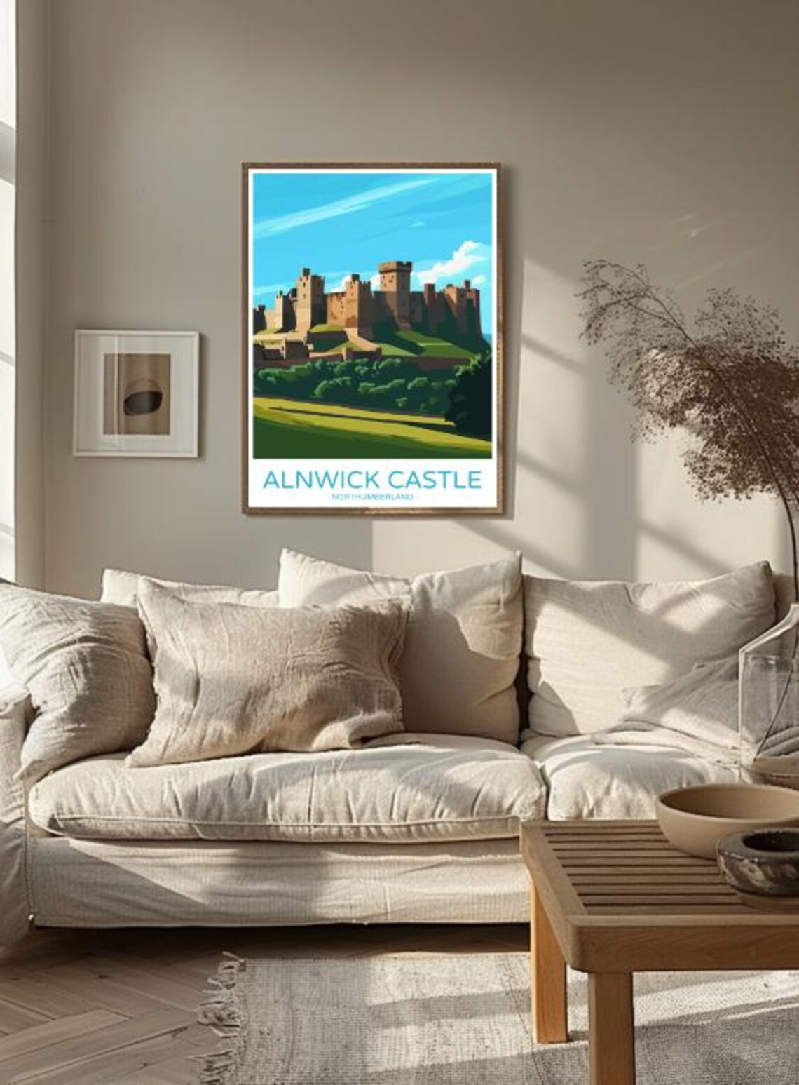 Alnwick Castle Northumberland Historic English Fortress Poster - Image 3