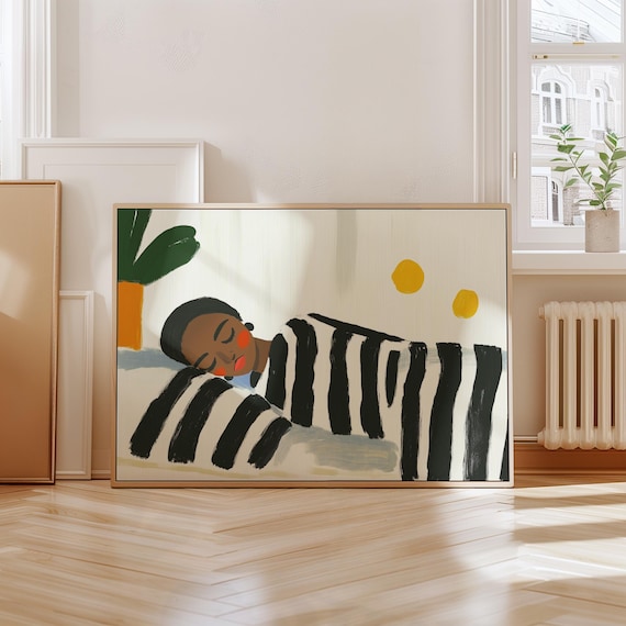 Black Woman - Afrocentric Abstract Art