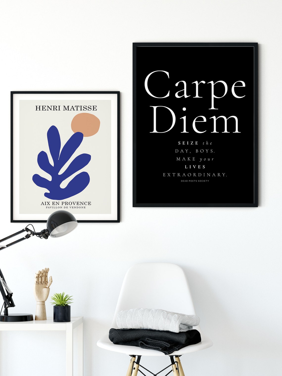 Carpe Diem Dead Poets Society Seize The Day Typography Movie Poster - Image 4