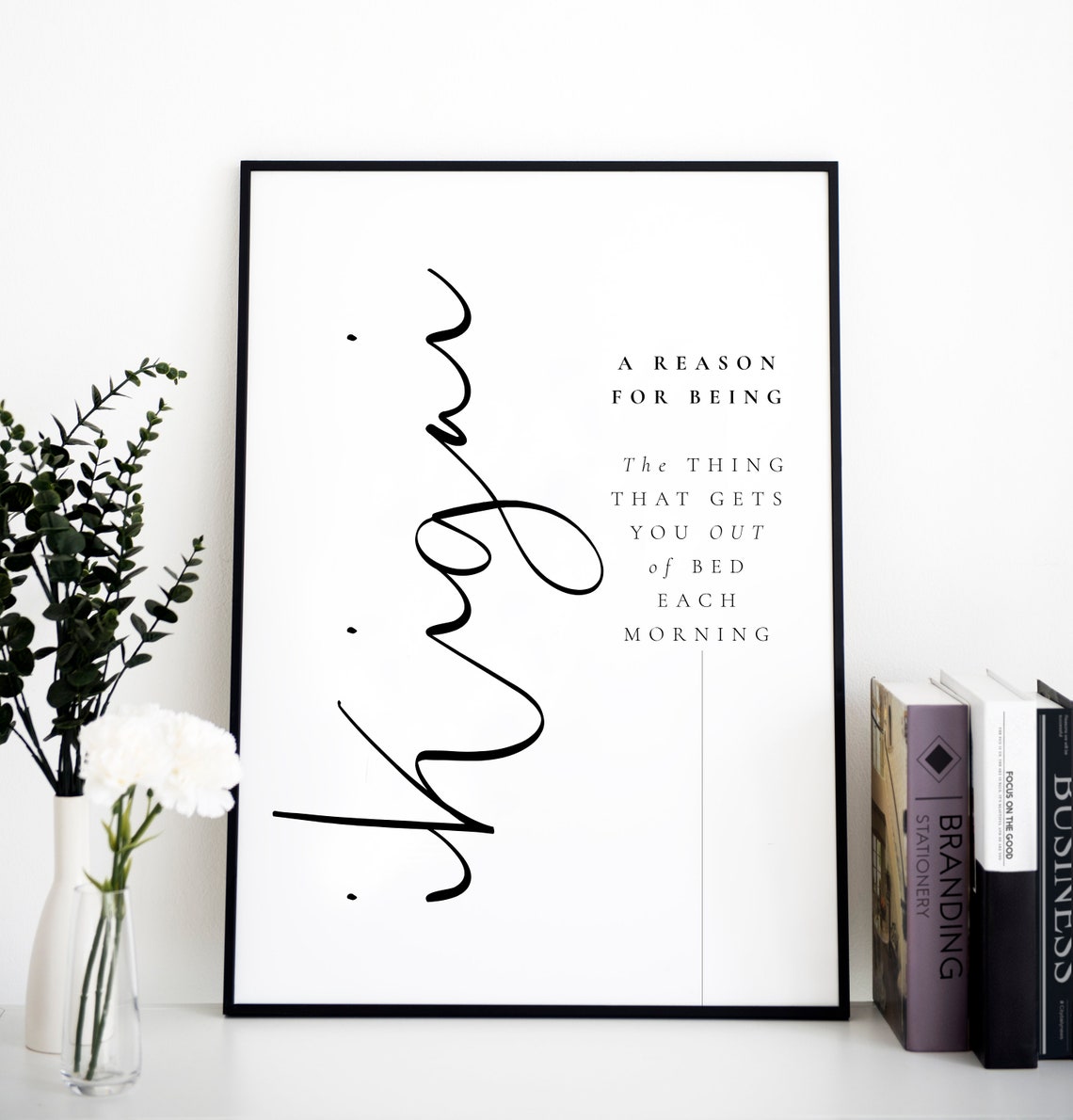 Ikigai Definition A Reason For Being Japanese Word Wall Art Print - Image 5