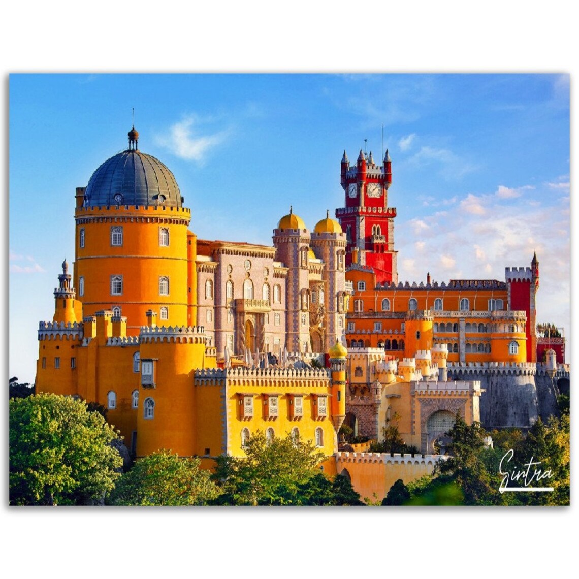 Pena Palace Sintra Portugal Travel Poster