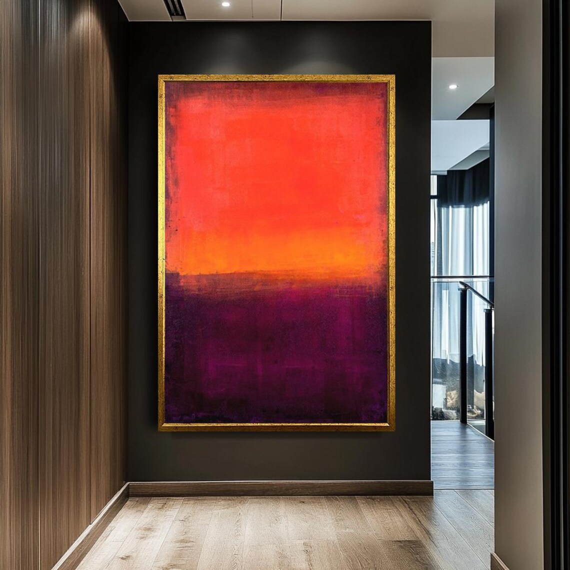 Rothko-Inspired Abstract Color Field Wall Art Print - Image 2