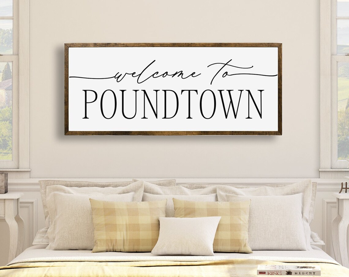 Welcome To Poundtown Bachelor Room Poster Print