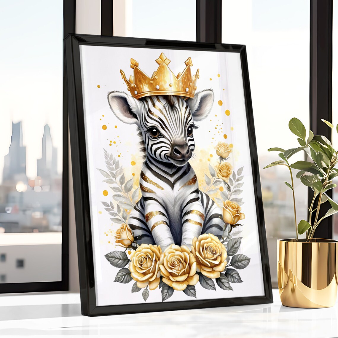Safari Nursery Prints, Jungle Animal Decor Set - Image 2
