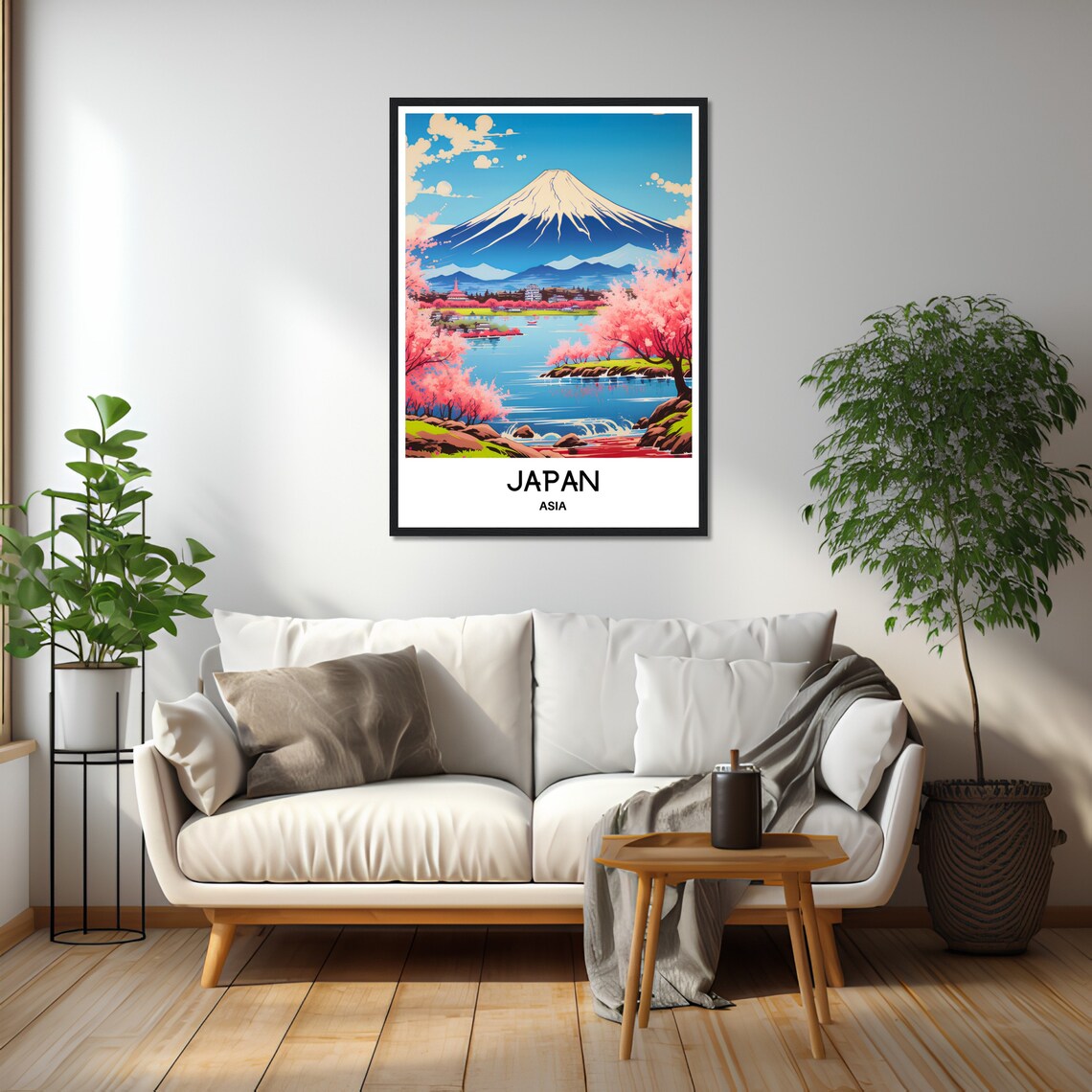 Japan Travel Print Japan Travel Poster Japanese Art Print Japan Lover Gift Wall Hanging Art Home Office Desk Decor Japan Illustration - Image 2