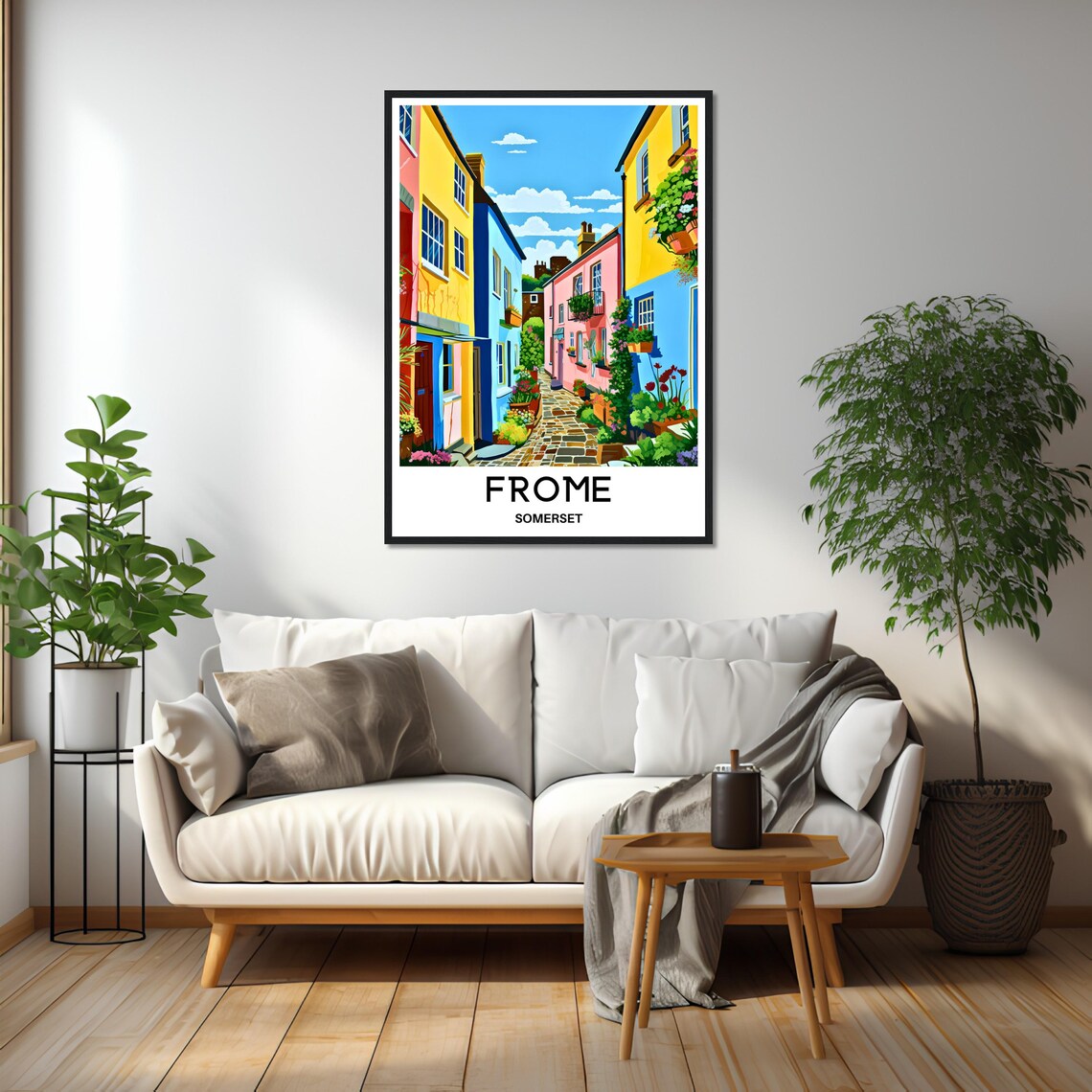 Frome Travel Poster, England Town Art Print - Image 2