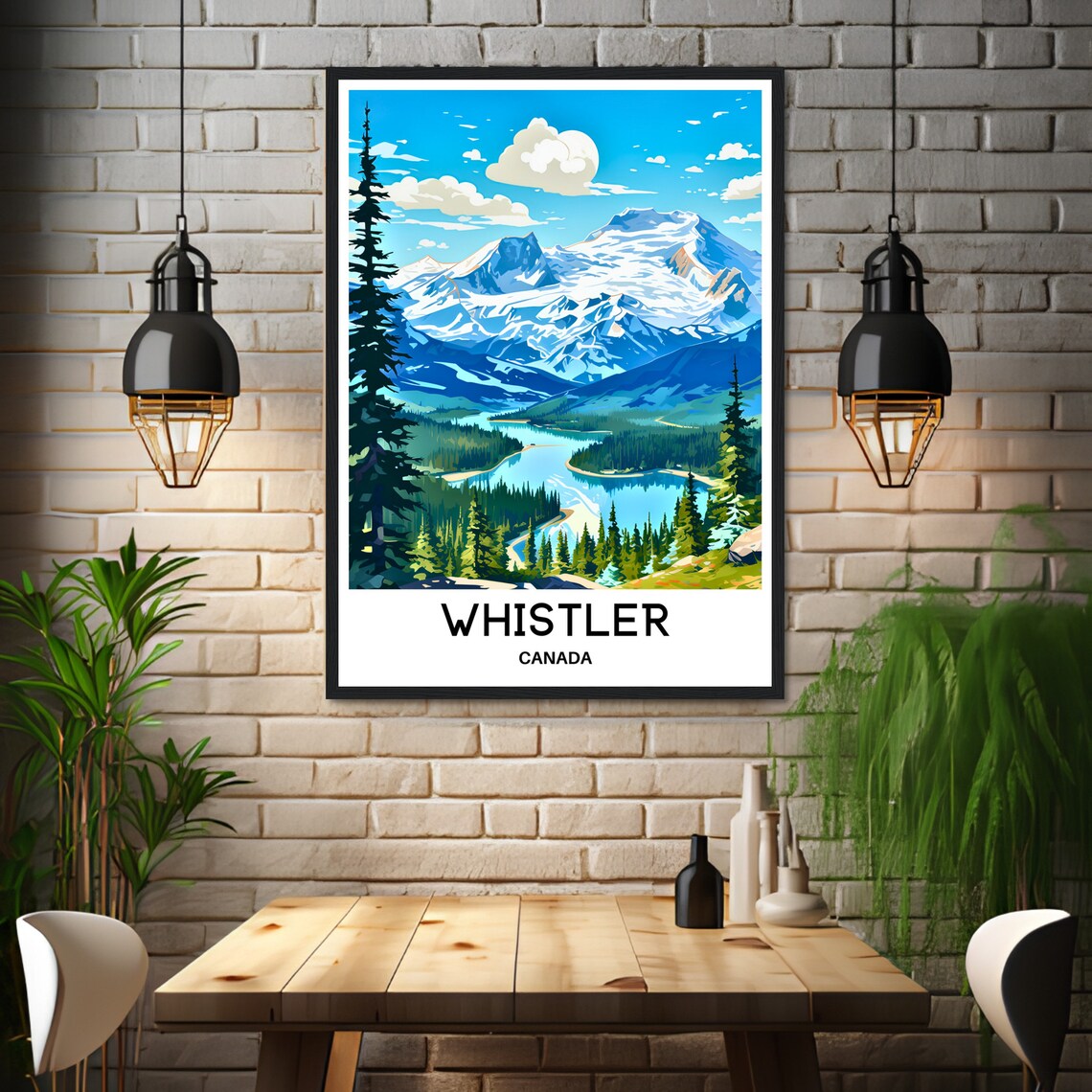 Whistler Travel Poster, Canadian Place Art Print - Image 3