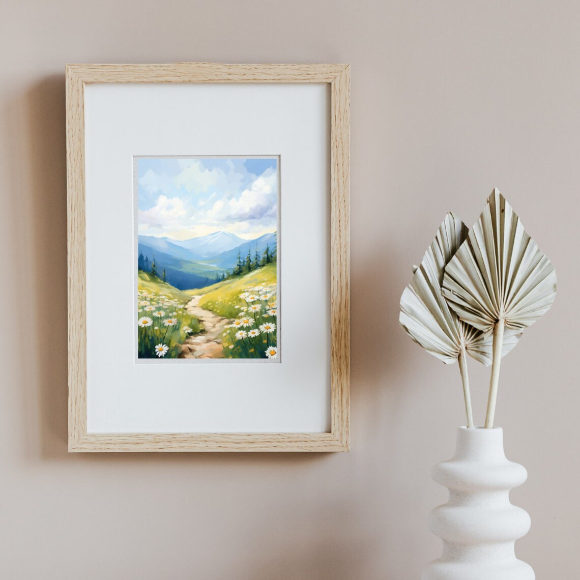 White Mountains Watercolor Art Print, New Hampshire - Image 2