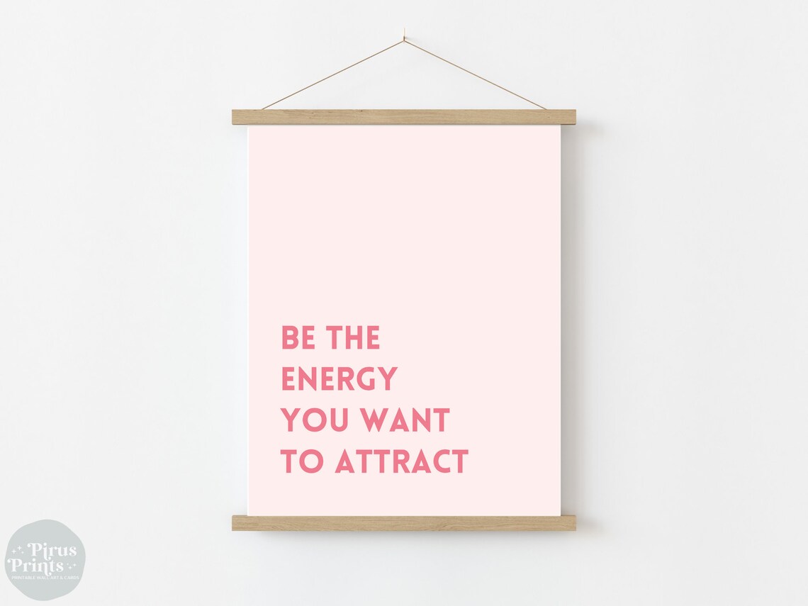 Manifest Law of Attraction Mindfulness Art Print