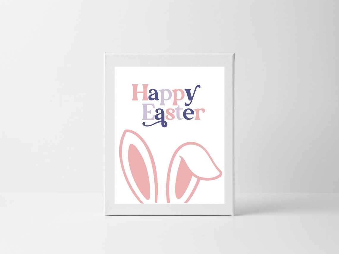 Happy Easter Bunny Ears Poster - Image 4