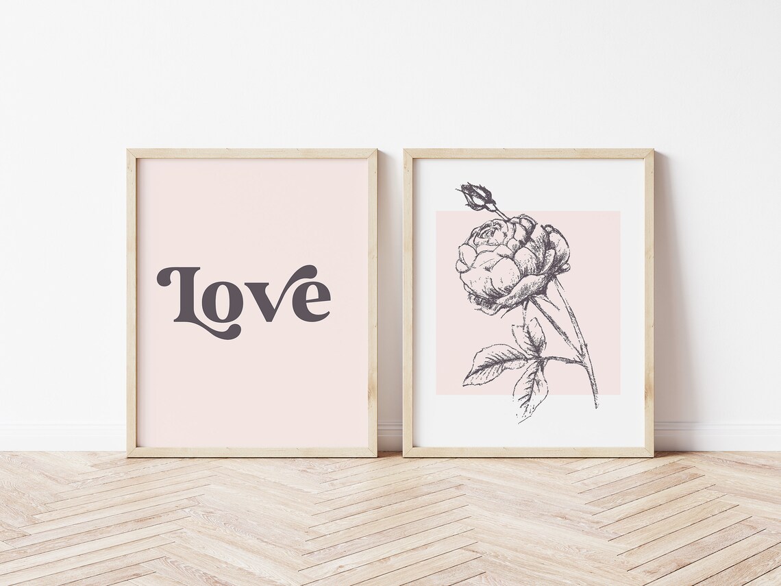 Love Minimalist Valentines Day Poster, Nursery Decor - Image 3