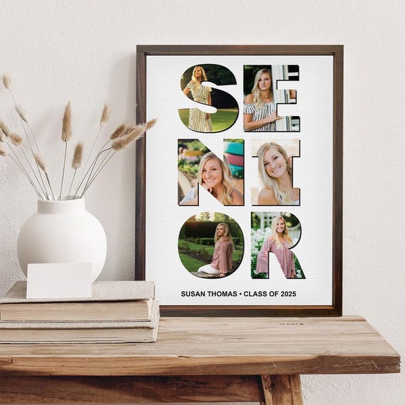 Personalized Graduation Collage, Senior Gift Keepsake