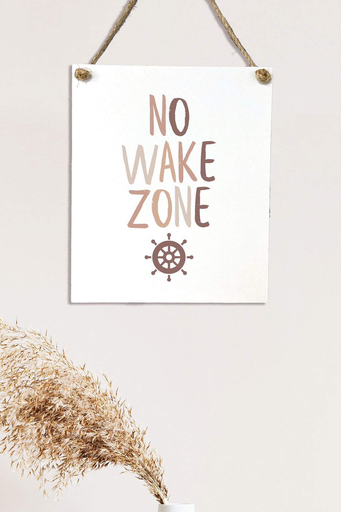 No Wake Zone Nautical Nursery Art Print, Kids Decor - Image 2