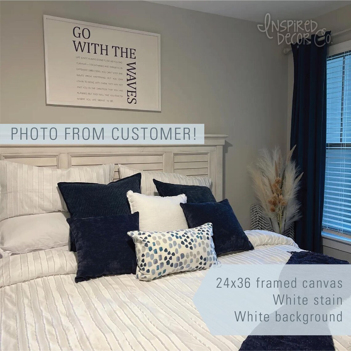 Go With The Waves - Motivational Office Decor - Image 2