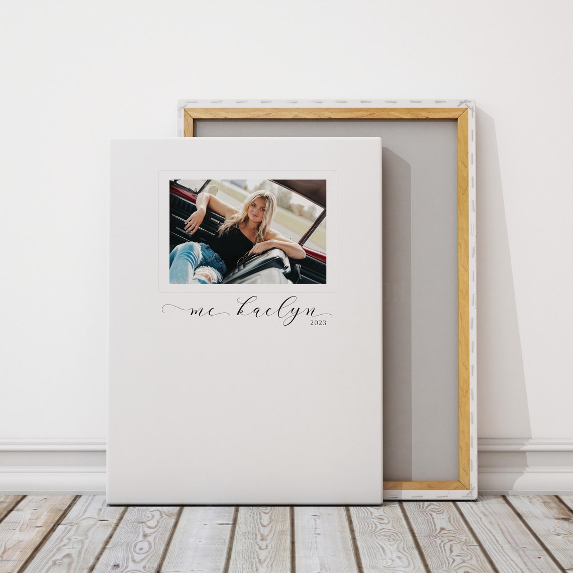 Personalized Photo Name Keepsake Custom Picture Frame Kaelyn 2023 Poster - Image 3
